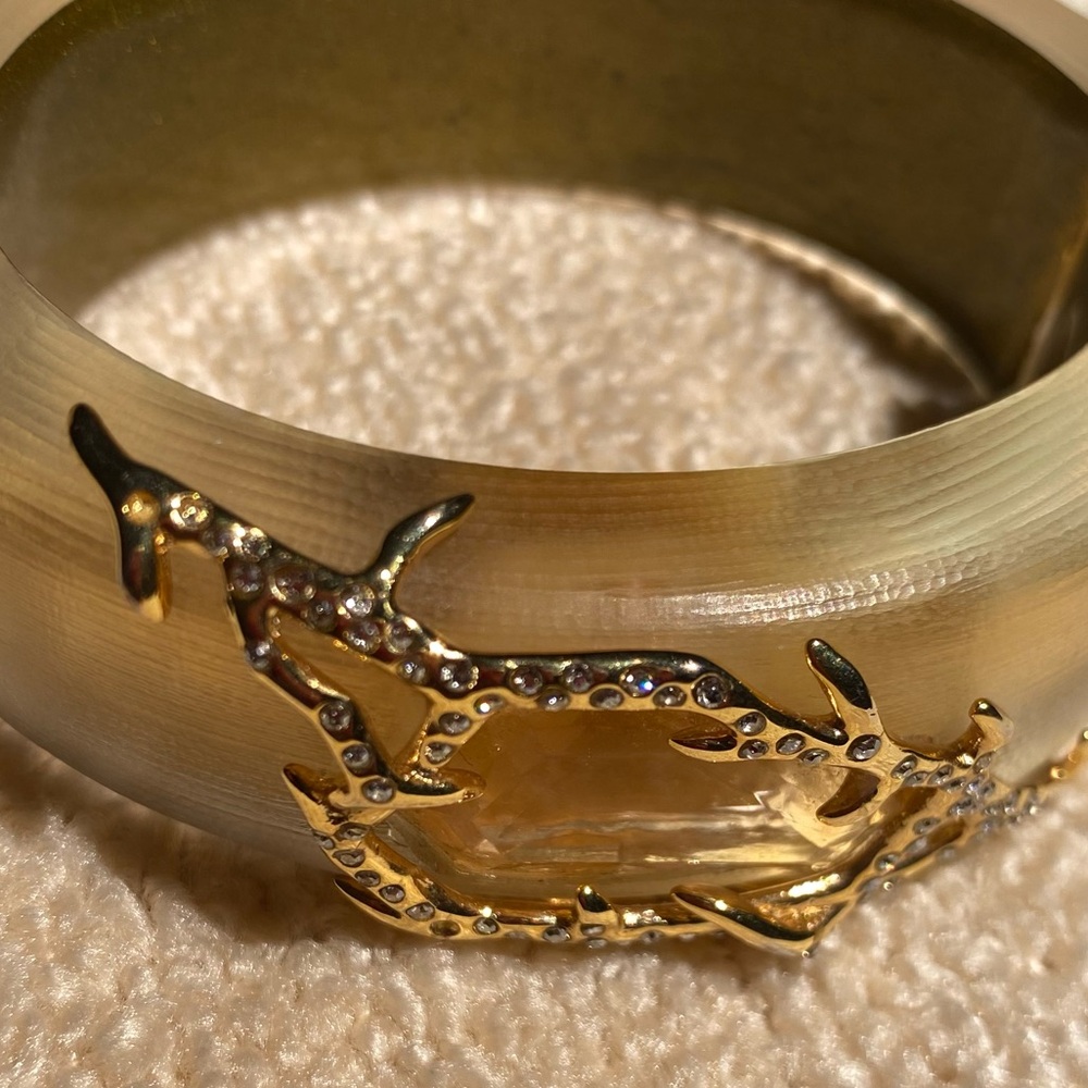 ALEXIS BITTAR 14K Gold Bangle Bracelet